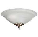 Regency Frosted Glass Wall Light With Antique Brassed Finish