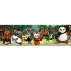 Childrens Toyshop  Toys : 8 Mcdonalds Kung Fu Panda Toys Complete Set