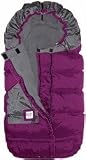 7 A.M. Enfant Blanket in Grape/Gray