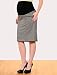 Cheap Pencil Skirts - Motherhood Maternity: Secret Fit Belly(tm) Knee Length Pencil Fit Textured Fabric Maternity Skirt