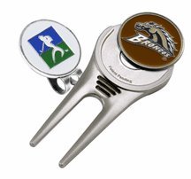 Western Michigan Broncos Divot Tool Hat Clip With Golf Ball Marker Of 2)