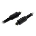Optical Toslink Male to Male Fiber Optic Gold Plated Cable - 12 Feet