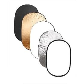 24X36 Collapsible 5 In 1 Mul Light Reflector Disc/Oval