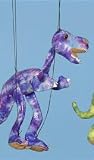 Dinosaur (Purple) Small Marionette (B367E)