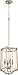 MARQUEE 4LT PEND - ASL by Quorum 6814-4-60 in Silver Finish