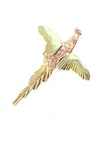 10k Yellow-gold Black Hills Gold Pheasant Tie-tac
