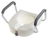 Carex E-Z Lock Rasied Toilet Seat with Arms