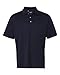 Adidas Men's ClimaLite Textured Solid Polo (Navy) (X-Large)