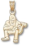 Purdue Boilermakers Solid 10K Gold ''PETE'' 5/8'' Pendant