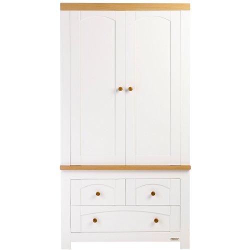 Izziwotnot Hemingway Two Wardrobe, White