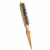 Scalpmaster Natural Wood Teasing Brush 3 Row (Pack of 6)