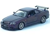 Review AutoArt  / Die-cast Model Nissan Skyline GTR R34 (1:43 scale in Metallic Purple)