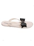 Ted Baker Ted Baker Tied Flip Flops - Cream/Black