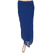 Adi Designs Women's Long Chiffon Skirt - Navy