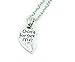 Casoty Jewelry Fashion Heart Sweet Love Pendant Couple Charm Necklace Silver Valentine's Day Gift
