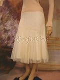 Ralph Lauren - $998 New RALPH LAUREN Cream Net Flare Flounce Skirt 10