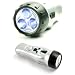 Illuminator Self Powered 4-in-1 FM Radio / Alarm / 3 White focused LED flashlight / Mobile phone charger Crank Powered