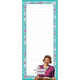 Anne Taintor Secret Ingredient Magnetic Notepad