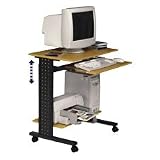 Flexistand 06720 Adjustable Workstation, 29-1/2x18-7/8x37-3/8, DGY/Beechwood