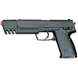 Spring UHC H&K USP Match Tomb Raider Pistol FPS-200, Black Airsoft Gun