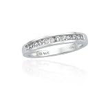 10K White Gold 1 4 ct. Diamond Wedding Band