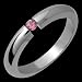Eryn - size 6.50 Pink Tourmaline Titanium Ring