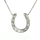 14K 17'' Designer Horseshoe Necklace 17