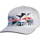 Fox Racing Red Bull X-Fighters Negative Space Flexfit Hat - Large/X-Large/White