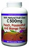 Natural Factors C 500mg Natural Fruit Chews - Pe/Pa/Ma 180 tabs