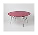 Kwik Covers 60 inch Round Maroon Fitted Table Cover - single