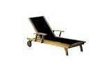 Three Birds Casual Riviera Lounger - Black
