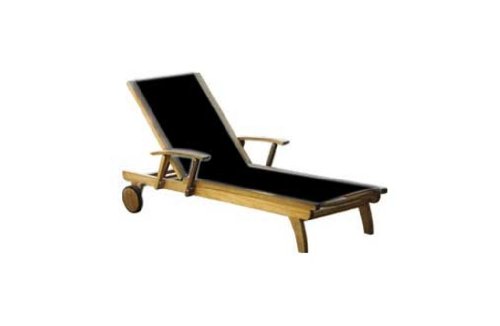 Three Birds Casual Riviera Lounger, Black