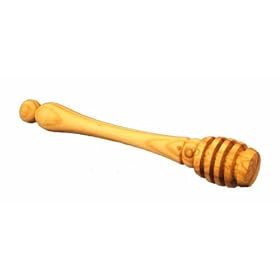 Buy Bannoura's Olive Wood Honey Dipper, 6-1 4-Inch 1-1 4-Inch by 1-1 4-Inch
