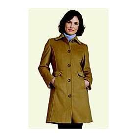 Ladies Plus Size Wool Car Coat by Lands' End