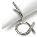 Matte Finish Loop Napkin Rings - Set of 4
