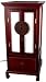Fine D&Atilde;&copy;cor Accent Gift Ideas for Her - 20" Xian Chinese Lantern Bedside Lamps - Cherry Rosewood