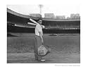 Willie Mays Takes a Last Look at the Polo Grounds for the Season, 1954 Photographic Poster Print by Patrick Burns, 24x20