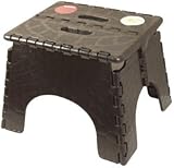 B&R Plastics 101-6B-BLACK EZ Foldz Step Stool