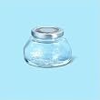 Leifheit Canning Supplies 2-Cup Glass Preserving Jars, set of 6