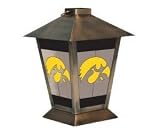 11 Glass Metal Candle Lantern Iowa Hawkeyes