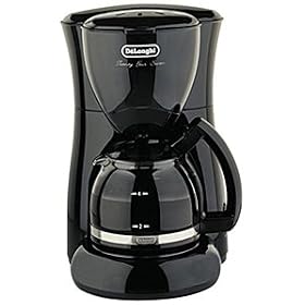 DeLonghi DC50B Twenty Four Seven 4-Cup Drip Coffee Maker (Black) by DeLonghi