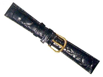 deBeer handcrafted in France  Gen Crocodile band with a soft hypo allergenic nu buck lining Grey  Size 8 MM
