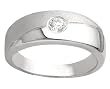 0.15Ct. 14K. White Gold Round Diamond Promise Ring