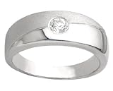 0.15Ct. 14K. White Gold Round Diamond Promise Ring