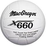 MacGregor X660 Leather Cover Volleyball (EA)