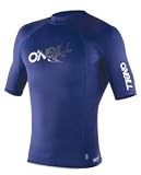 O'Neill men's short sleeve rashguard: Lycra shirt with 50+ UV protection