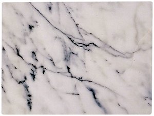 White Marble Pastry and Cutting Board 12 x 18 Inch