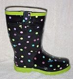 Dots Rain Boots size 8
