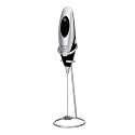 BonJour Primo Latte Frother with Stand, Black/Brushed Aluminum