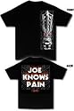 SAMOA JOE "JOE KNOWS PAIN" TNA WRESTLING T-SHIRT MEDIUM